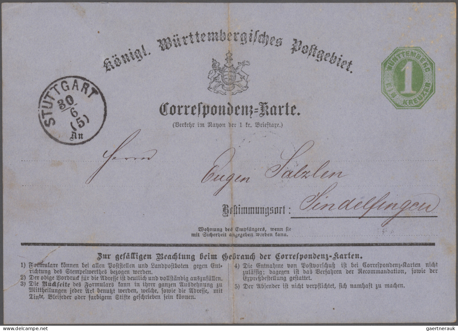 Württemberg - Ganzsachen: 1872/1920 Ca.: Über 500 Ganzsachen Aller Art Inklusive - Other & Unclassified