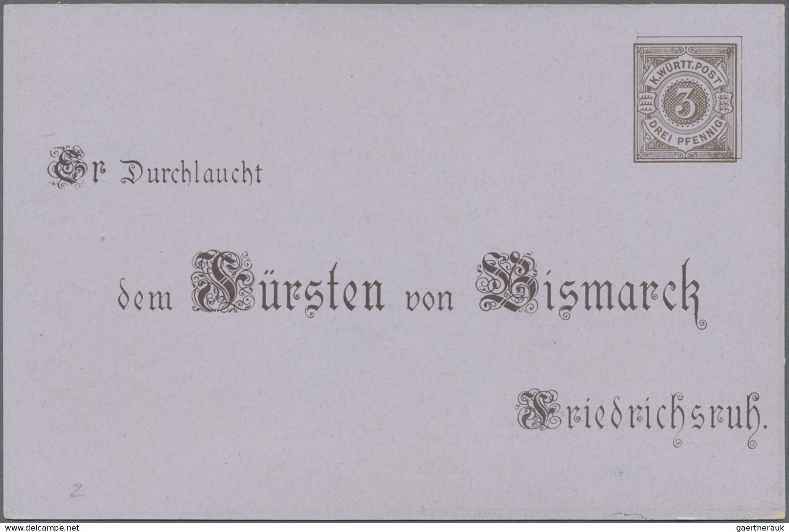 Württemberg - Privatganzsachen: 1875/1895 (ca.), Partie Von 28 (meist Ungebrauch - Otros & Sin Clasificación