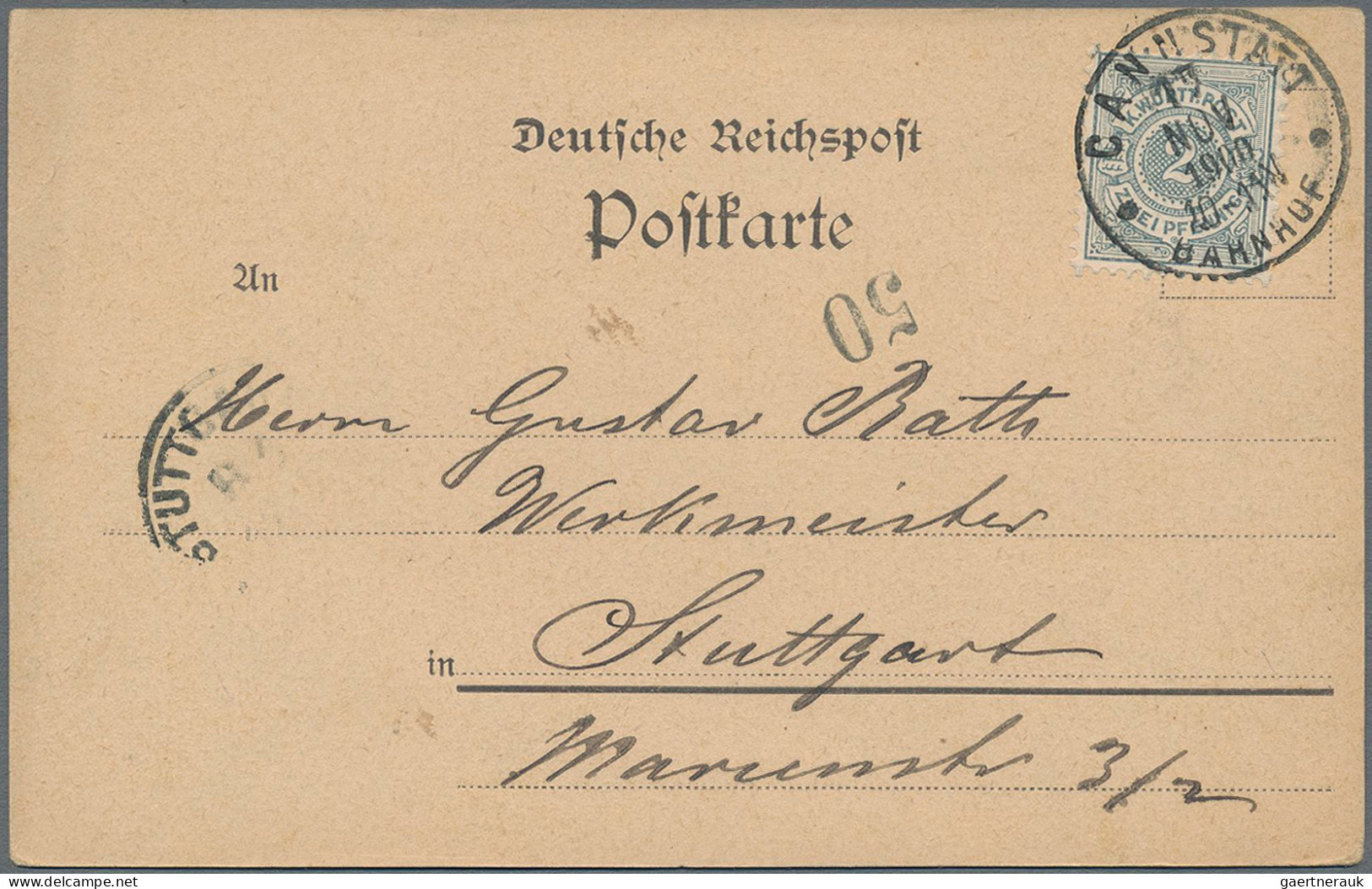 Württemberg - Besonderheiten: 1900, 7 Meist Saubere Karten "Einladung Zur Jagd" - Other & Unclassified