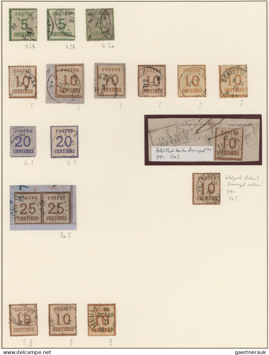 Norddeutscher Bund - Marken Und Briefe: 1868-1871, Sammlung In Beiden Erhaltunge - Autres & Non Classés