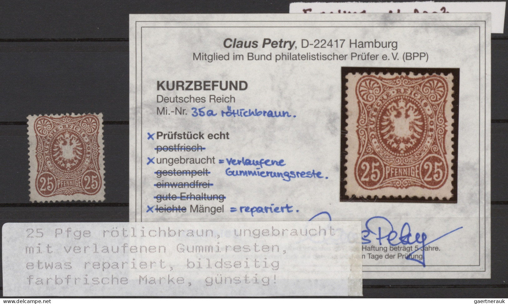 Deutsches Reich: 1872-1945, Umfangreiche Generalsammlung In 2 Alben, Beginnend M - Collections