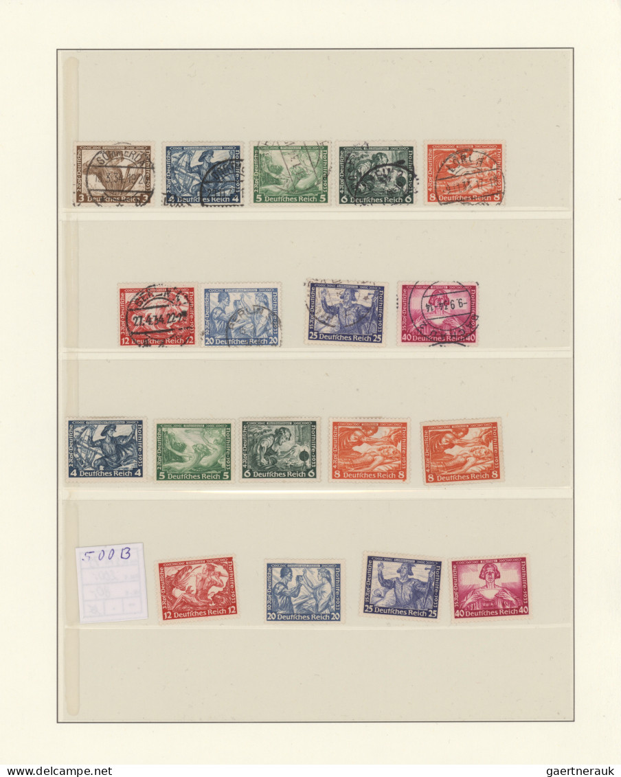 Deutsches Reich: 1923/1935, Reichhaltige Sammlung In Allen Erhaltungen, Dabei Ei - Collections