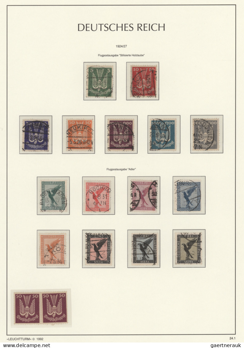 Deutsches Reich: 1872/1932, Sammlung Ab Den Brustschildausgaben Mit Einigen Bess - Collections
