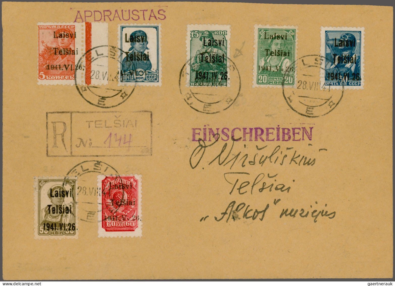 Deutsches Reich: 1900/1945 (ca.), Beachtlicher Posten Von über 150 Belegen, Dabe - Colecciones