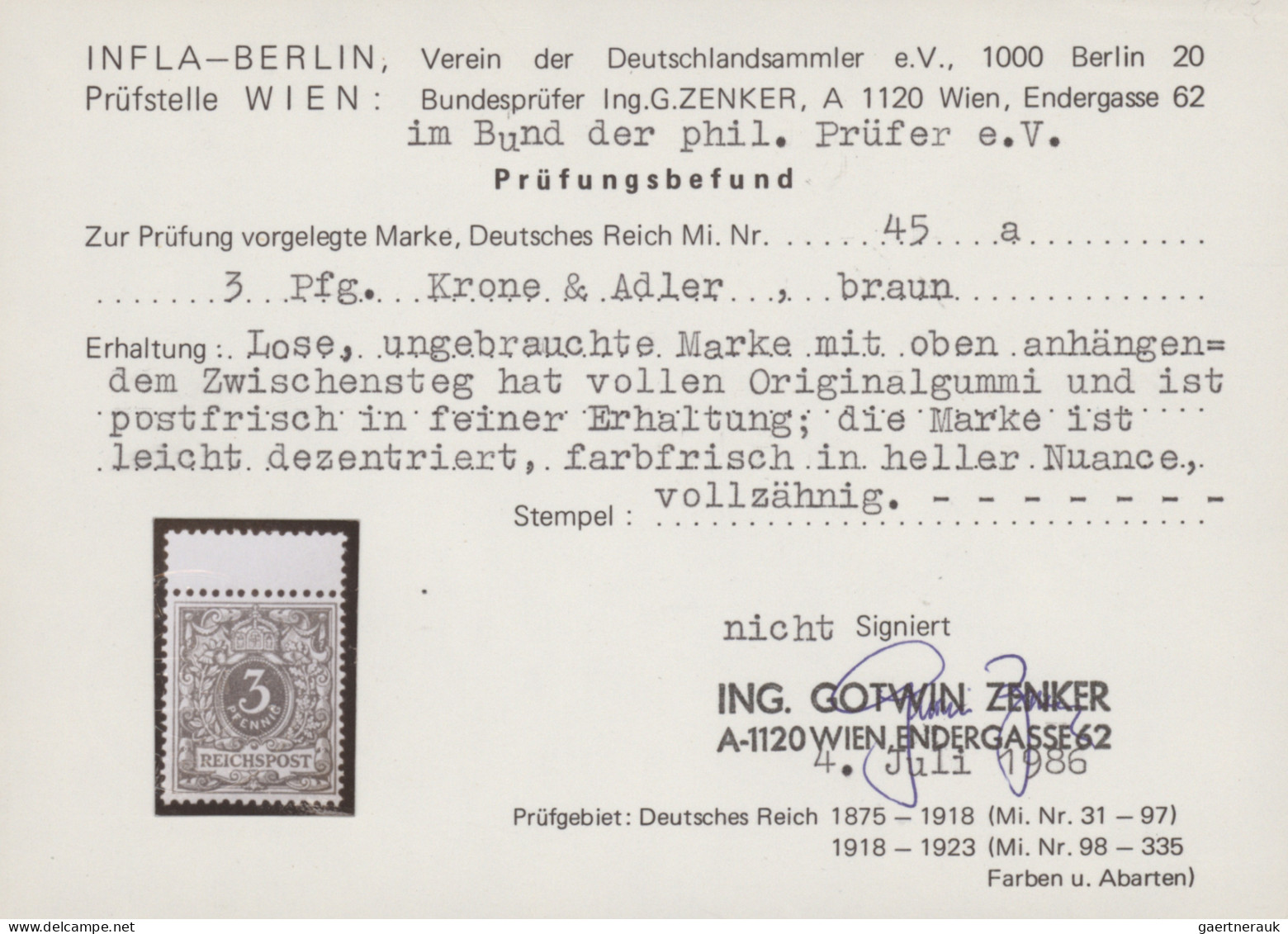 Deutsches Reich: 1875/1900, Ungebrauchte Sammlung Pfennige, Pfennig Und Krone/Ad - Sammlungen