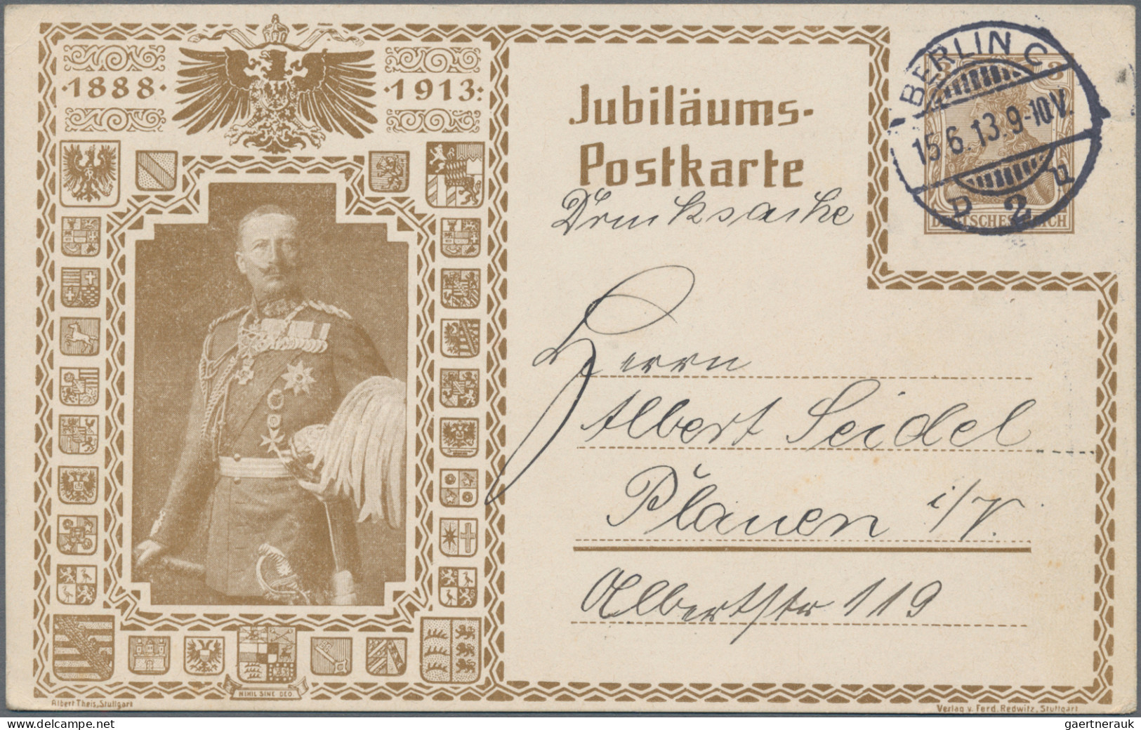 Deutsches Reich: 1872/1932, Partie von ca. 250 Briefen und Karten, unterschiedli