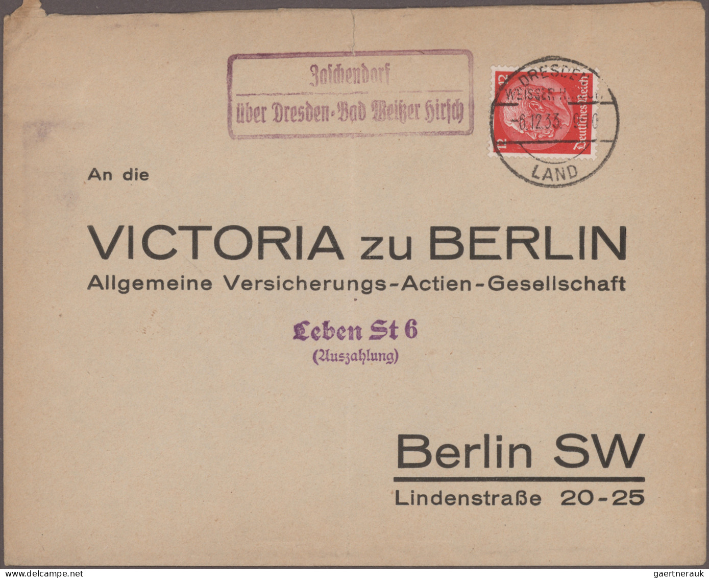 Deutsches Reich: 1874/1944, Umfangreiche Partie Von Ca. 560 Briefen Und Karten M - Colecciones