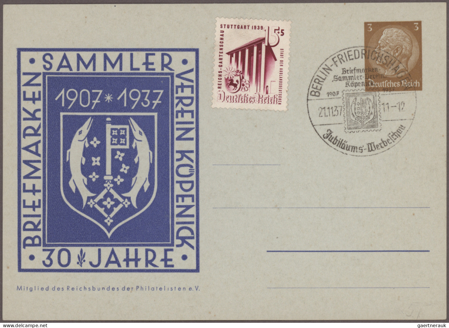 Deutsches Reich: 1874/1944, Umfangreiche Partie Von Ca. 560 Briefen Und Karten M - Collections