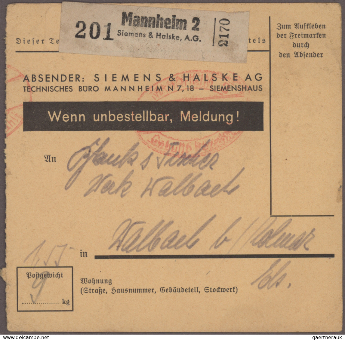 Deutsches Reich: 1874/1944, umfangreiche Partie von ca. 560 Briefen und Karten m