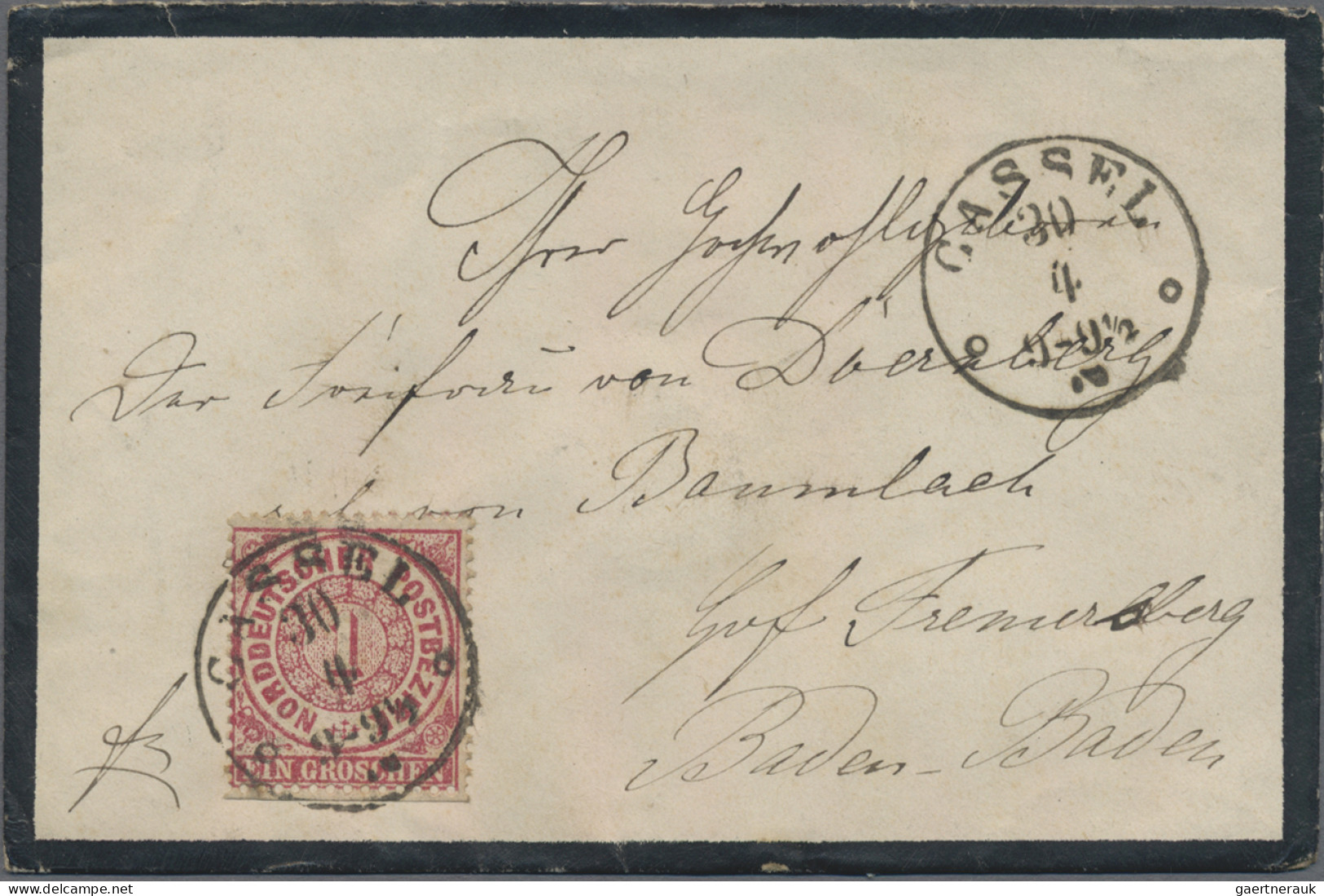 Deutsches Reich: 1868/1900, NDP+Dt.Reich, Partie Von 18 Briefen Meist Aus Der Ko - Collections