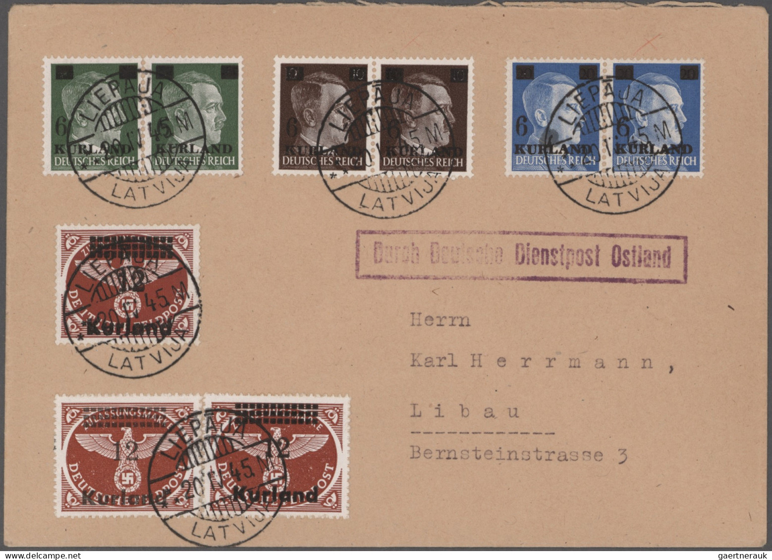 Deutsches Reich: 1872/1945, Partie Von Ca. 120 Briefen Und Karten Von Brustschil - Colecciones