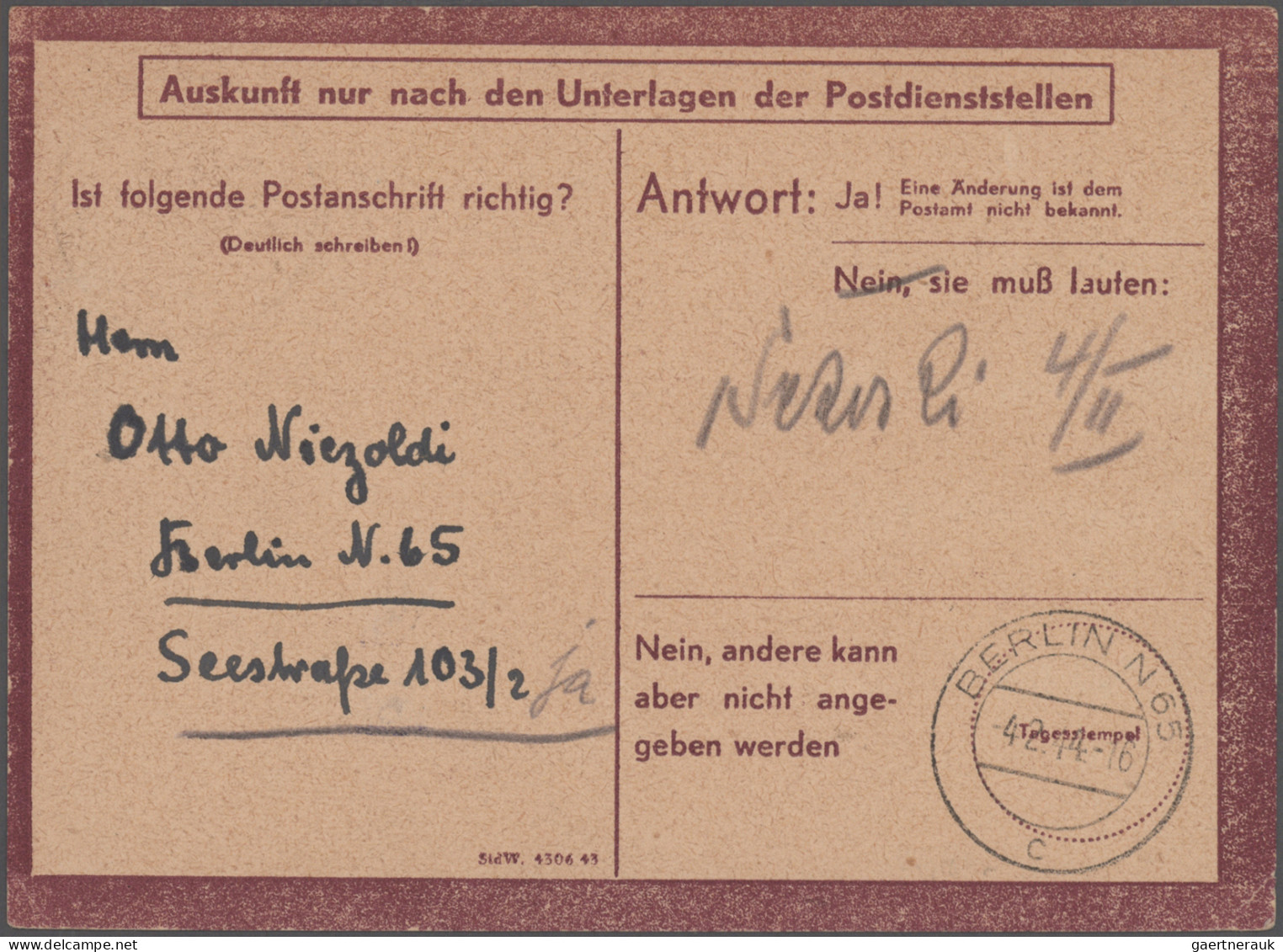 Deutsches Reich: 1872/1945, Partie von ca. 120 Briefen und Karten von Brustschil