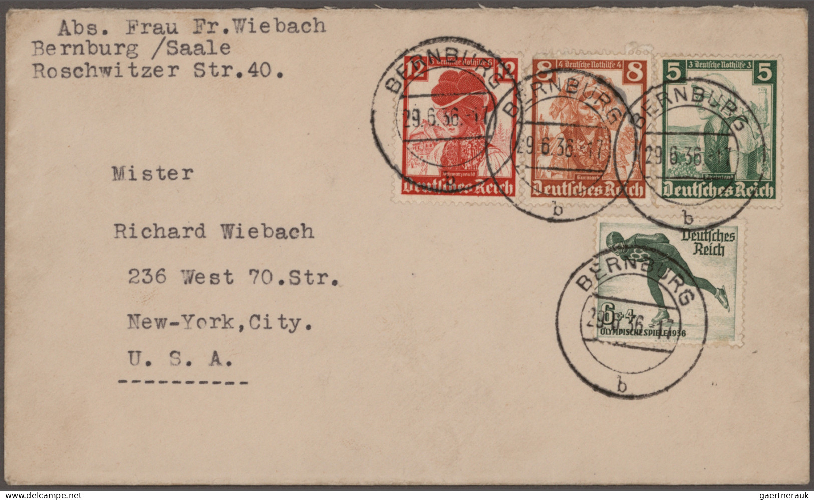Deutsches Reich: 1872-1945 Mehr Als 60 Briefe, Postkarten, Ganzsachen Und Ansich - Verzamelingen