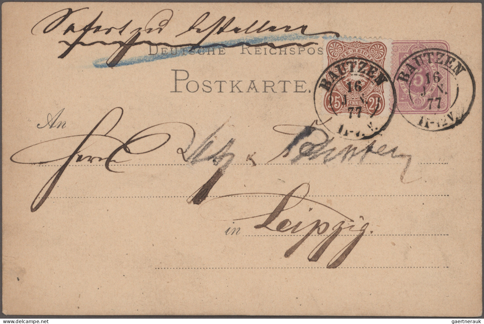 Deutsches Reich - Pfennige: 1875/1880 (ca.), 25 Pfennige, Außergewöhnliche Samml - Colecciones