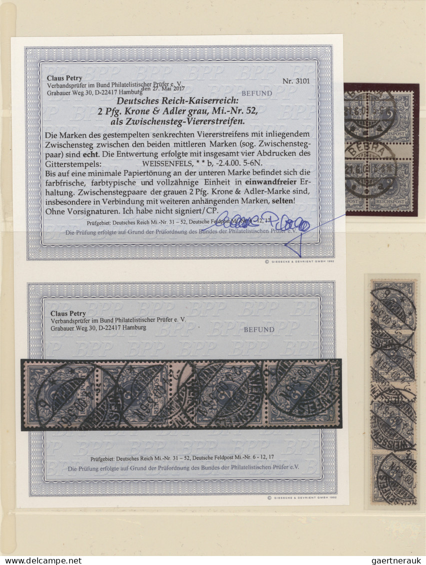 Deutsches Reich - Krone / Adler: 1880/1890, Sammlungspartie Mit 37 Gestempelten - Collections