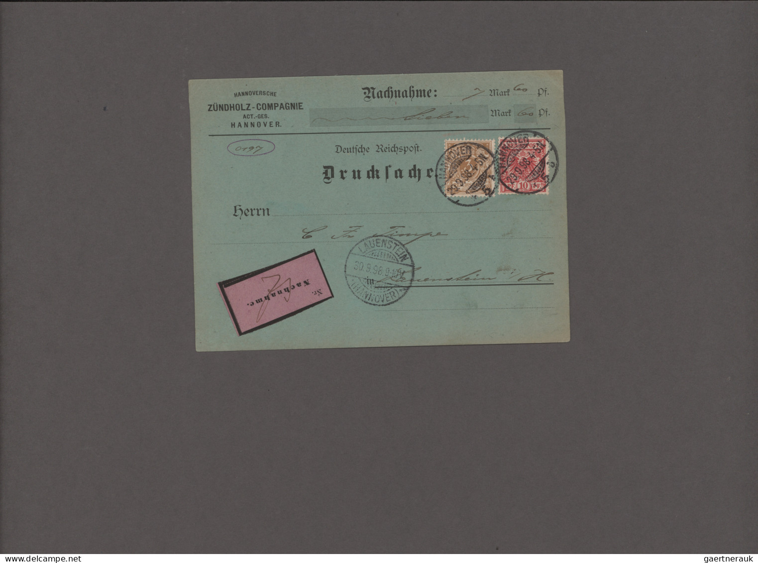 Deutsches Reich - Krone / Adler: 1890/1902, Vielseitige Sammlung Von 73 Briefen - Sammlungen