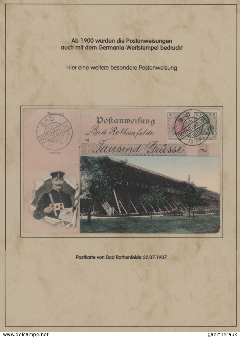 Deutsches Reich - Germania: 1900-1920 (ca), Germania-Ausgaben, Sammlung Von 37 P - Collections