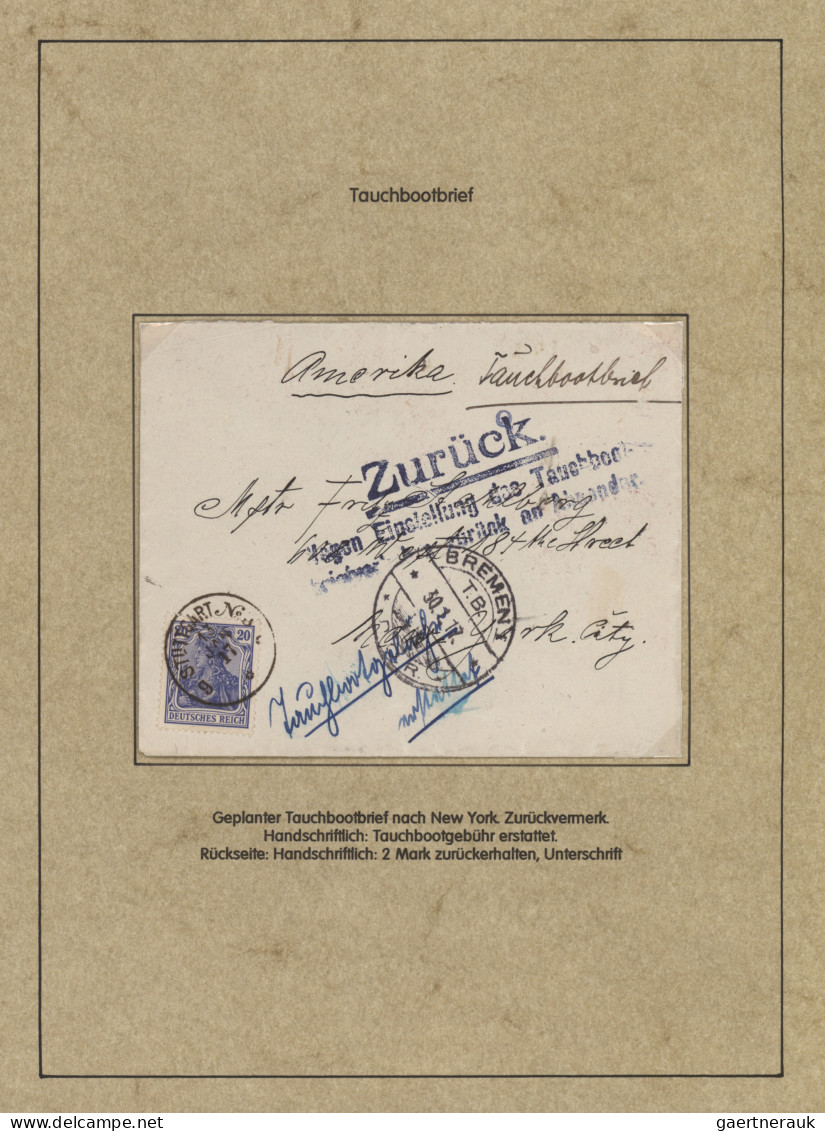 Deutsches Reich - Germania: 1900-1920 (ca), Germania-Ausgaben, Schiffspost, 72 B