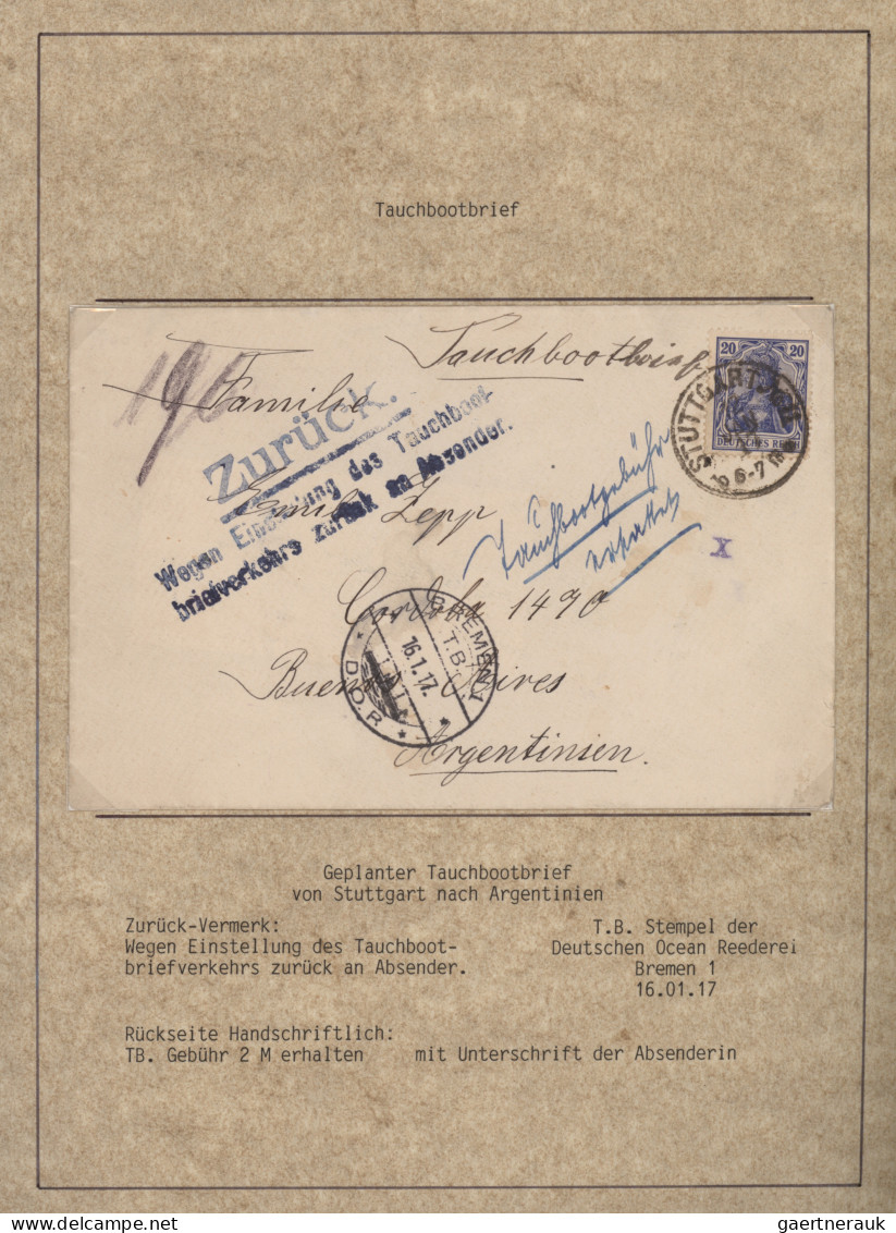 Deutsches Reich - Germania: 1900-1920 (ca), Germania-Ausgaben, Schiffspost, 72 B