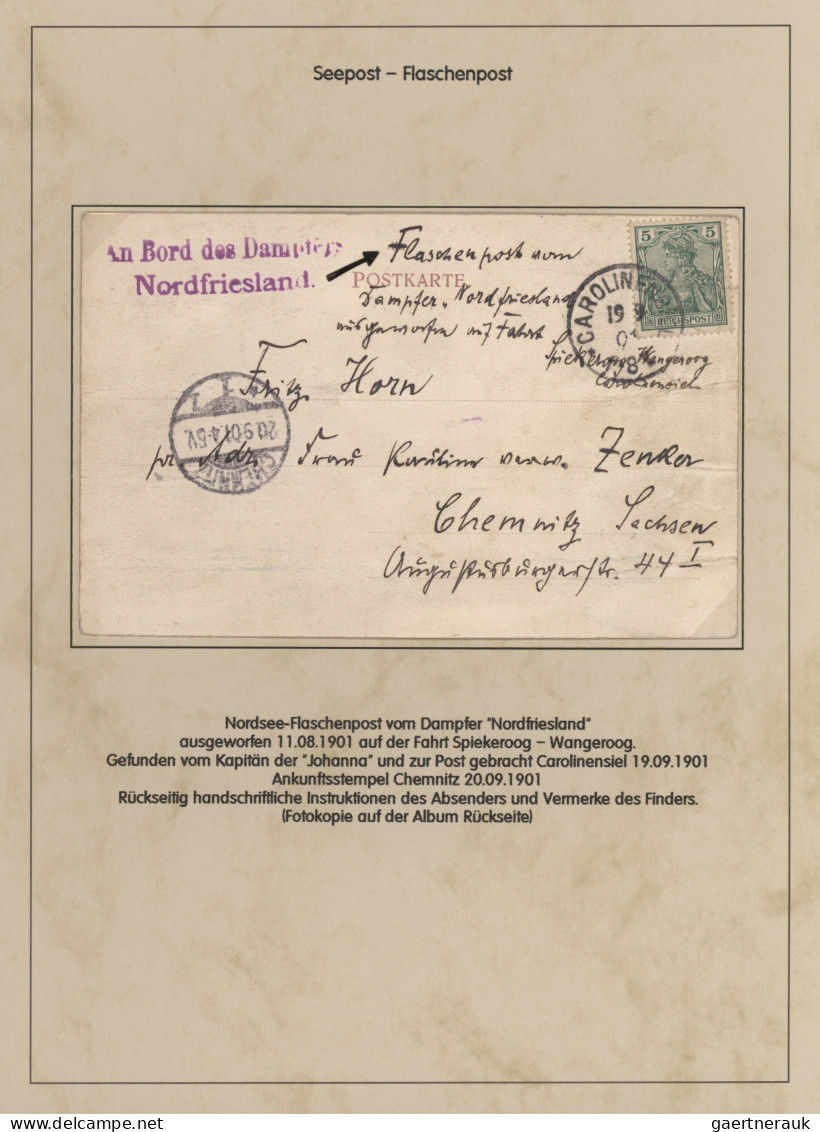 Deutsches Reich - Germania: 1900-1920 (ca), Germania-Ausgaben, Schiffspost, 72 B