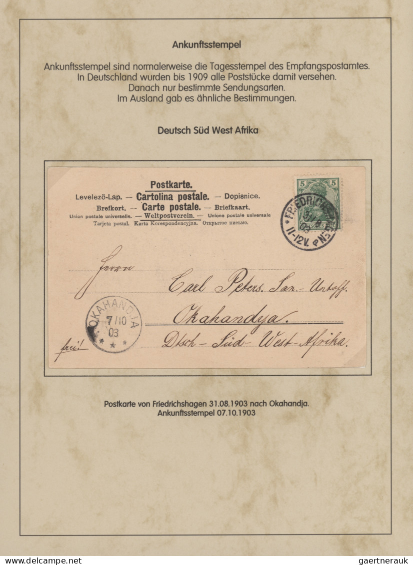 Deutsches Reich - Germania: 1900-1920 (ca), Germania-Ausgaben, Spezialsammlung A