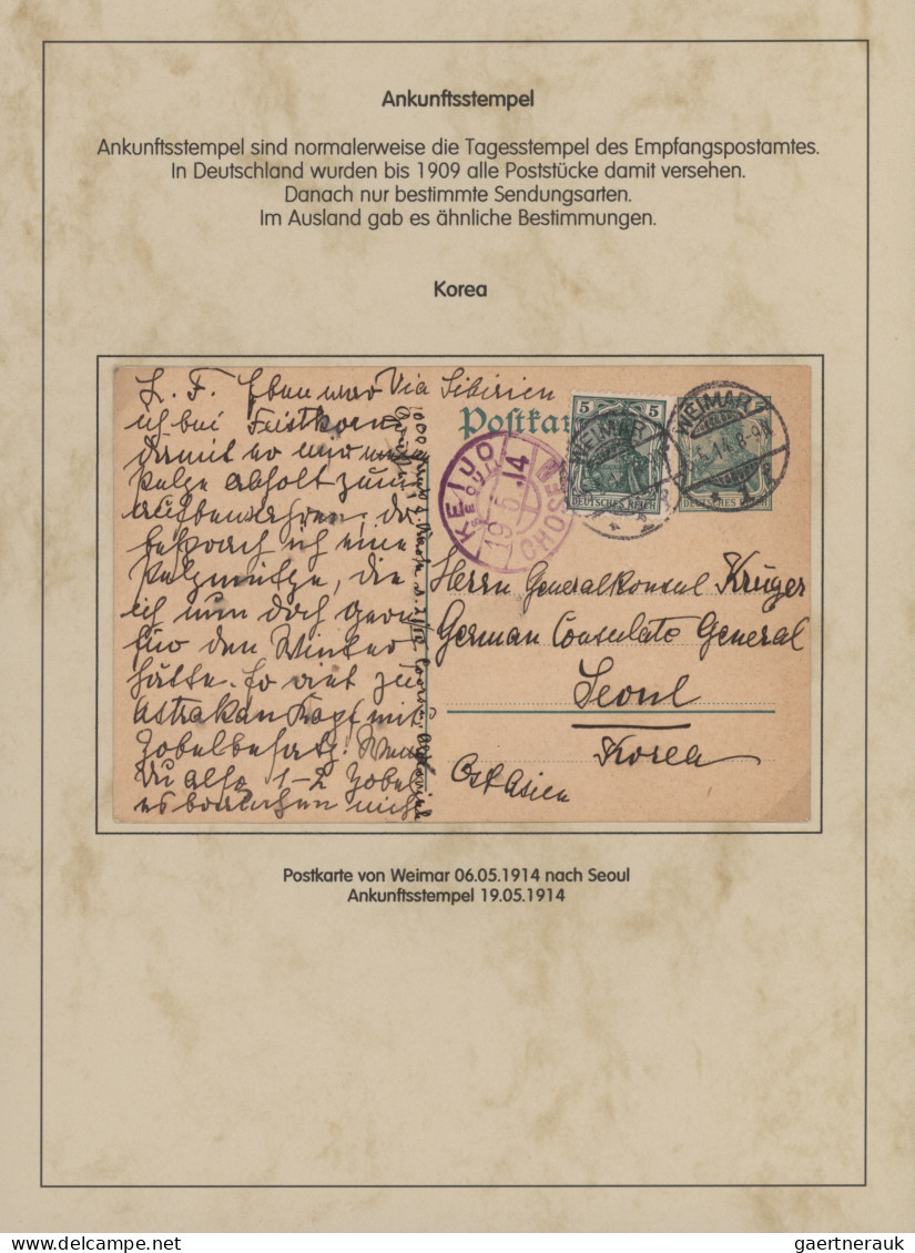 Deutsches Reich - Germania: 1900-1920 (ca), Germania-Ausgaben, Spezialsammlung A