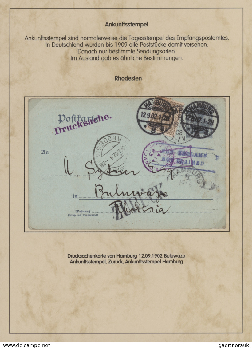 Deutsches Reich - Germania: 1900-1920 (ca), Germania-Ausgaben, Spezialsammlung A