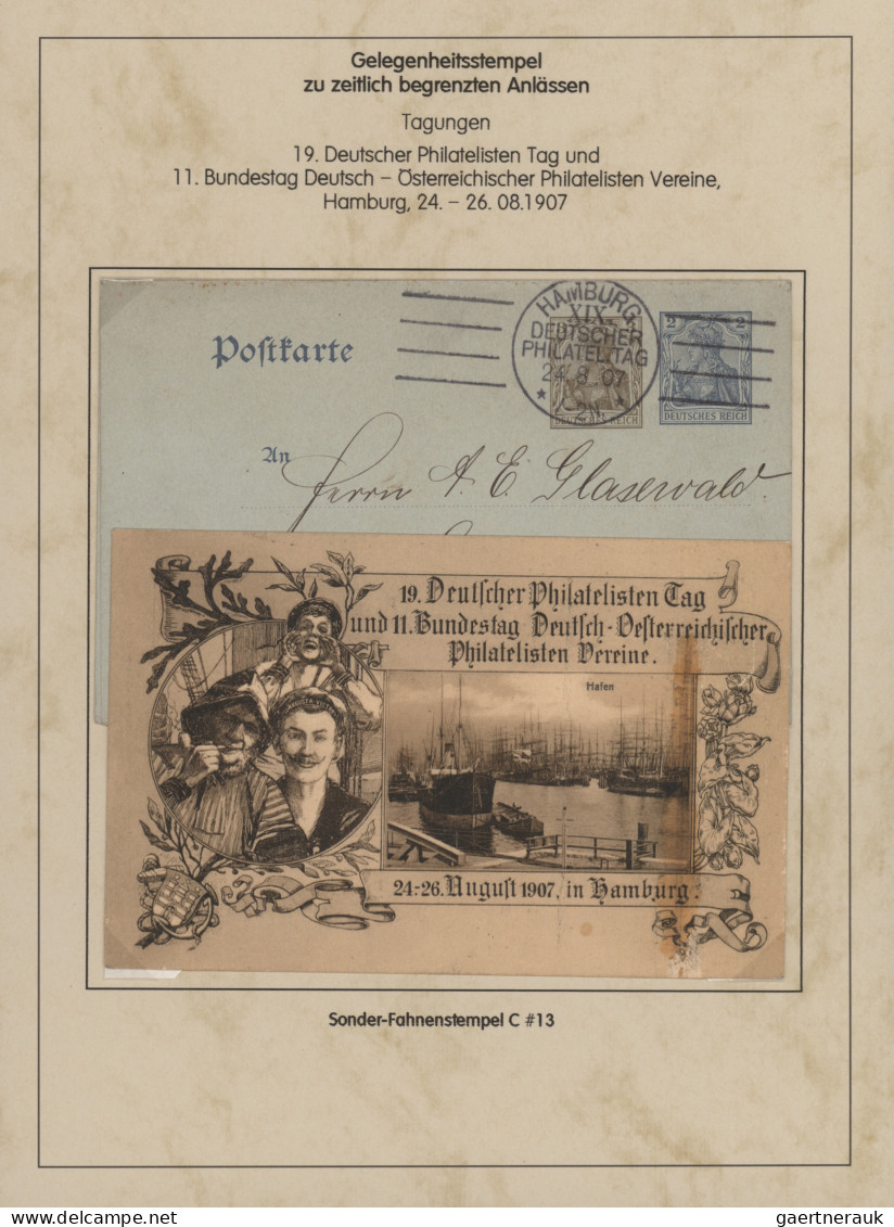 Deutsches Reich - Germania: 1900-1920 (ca), Germania-Ausgaben, Spezialsammlung G - Colecciones