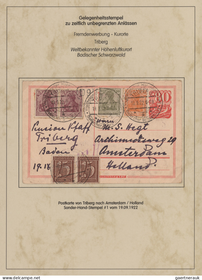 Deutsches Reich - Germania: 1900-1920 (ca), Germania-Ausgaben, Spezialsammlung G - Colecciones