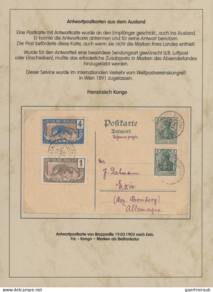 Deutsches Reich - Germania: 1900-1920 (ca), Germania-Ausgaben, Spezialsammlung G