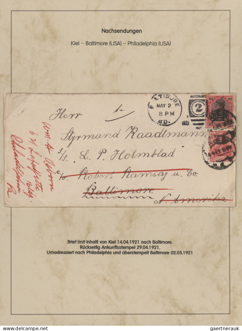 Deutsches Reich - Germania: 1900-1920 (ca), Germania-Ausgaben, Spezialsammlung G