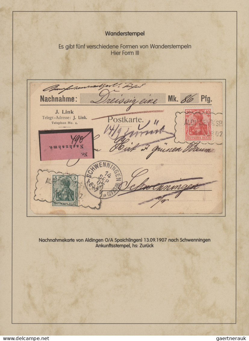 Deutsches Reich - Germania: 1900-1920 (ca), Germania-Ausgaben, Spezialsammlung K - Collezioni