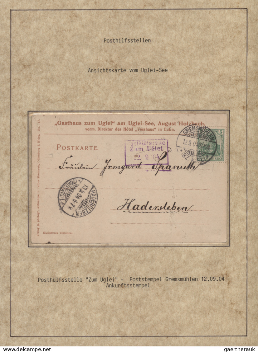 Deutsches Reich - Germania: 1900-1920 (ca), Germania-Ausgaben, Spezialsammlung K