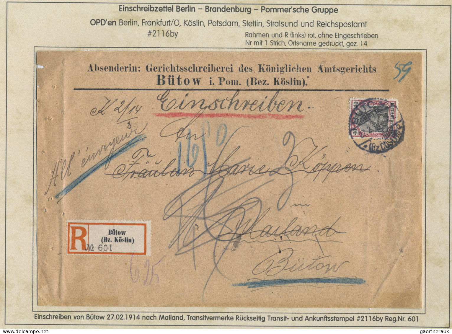 Deutsches Reich - Germania: 1900-1922 (ca), Germania-Ausgaben, Spezialsammlung "