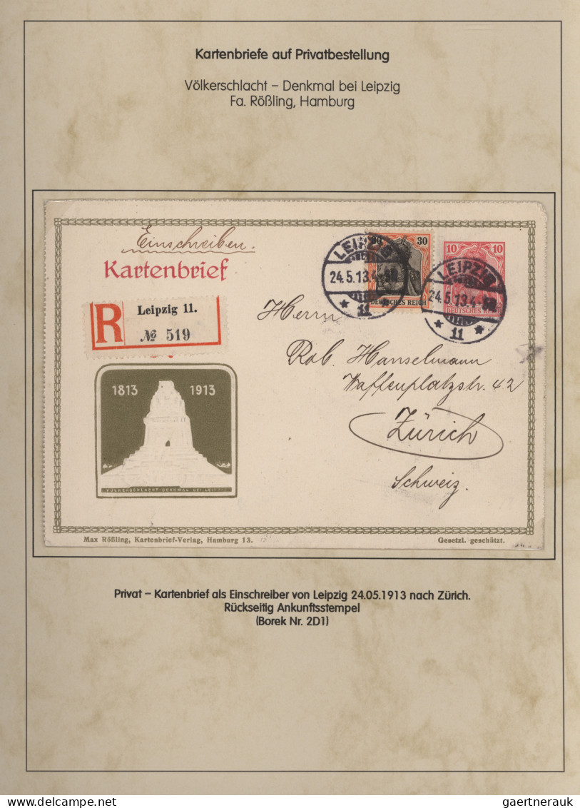 Deutsches Reich - Germania: 1900-1922, Germania-Ausgaben, Sammlung Von 99 Belege - Colecciones