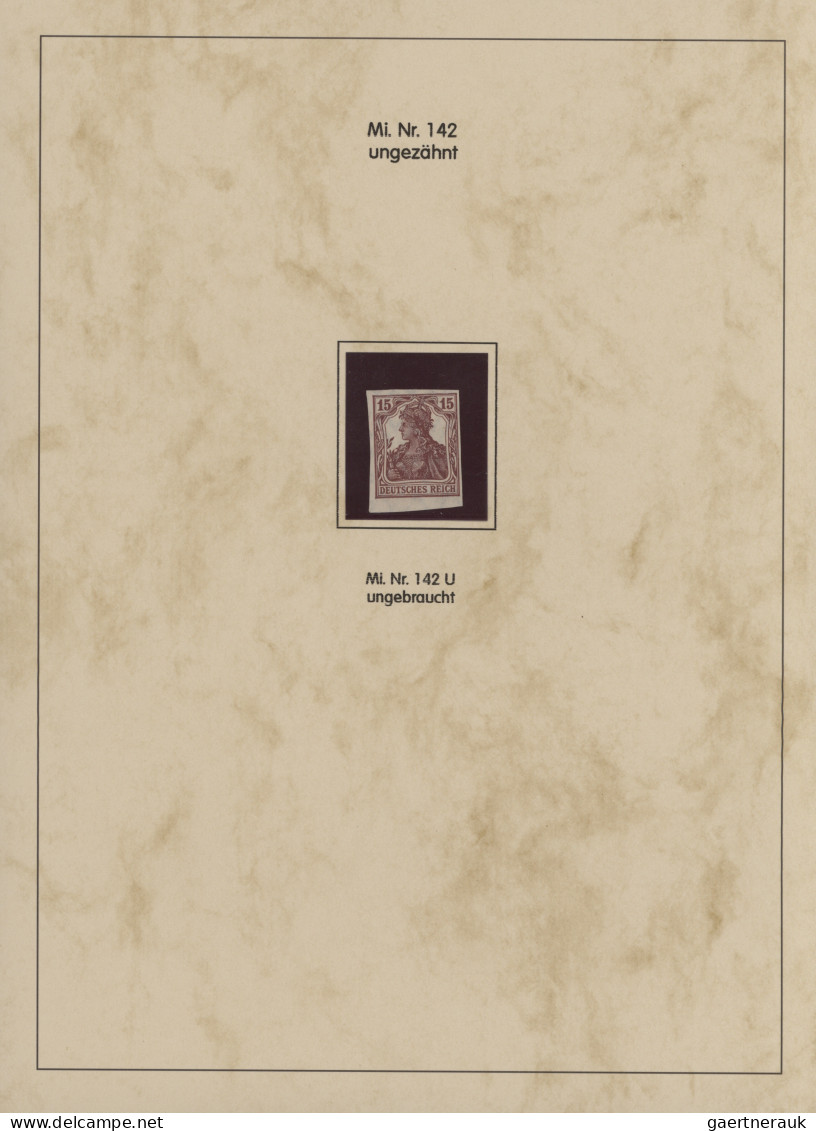 Deutsches Reich - Germania: 1920-1922, Germania-Ausgaben, Hoch Spezialisierte Sa - Colecciones
