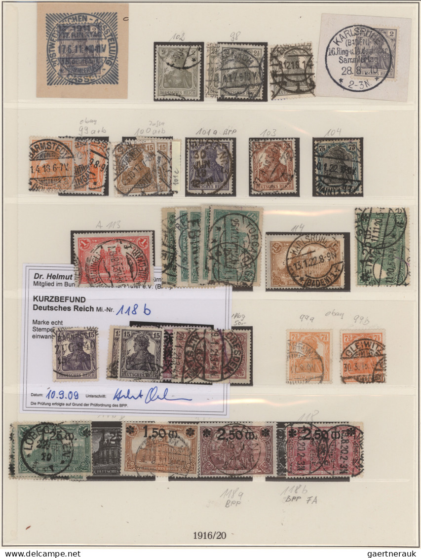 Deutsches Reich - Inflation: 1916/1923, Gute Sammlung Der Inflationsausgaben In - Collections