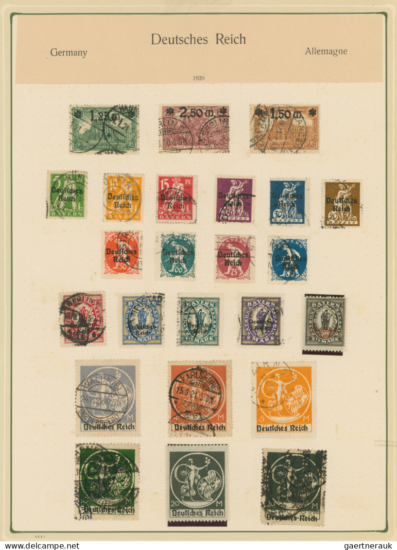 Deutsches Reich - Inflation: 1919/1923, Umfangreiche, Meist Postfrisch/ungebrauc - Collections