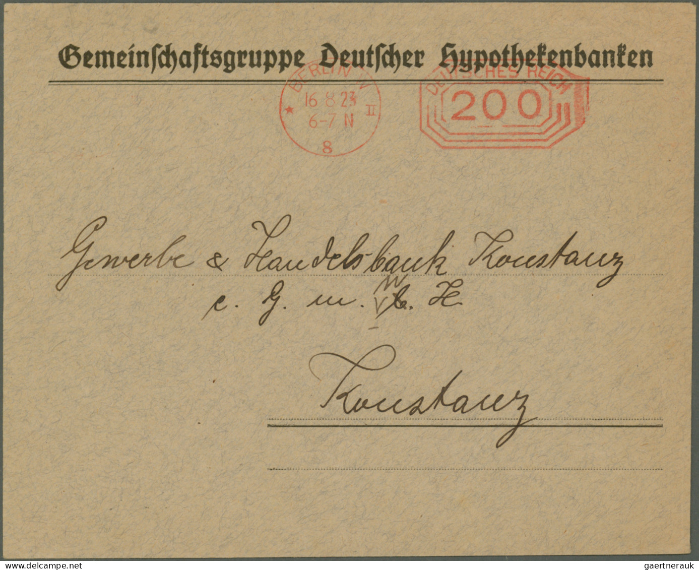 Deutsches Reich - Inflation: 1920/1923, Vielseitige Partie Von Ca. 150 Briefen U - Colecciones