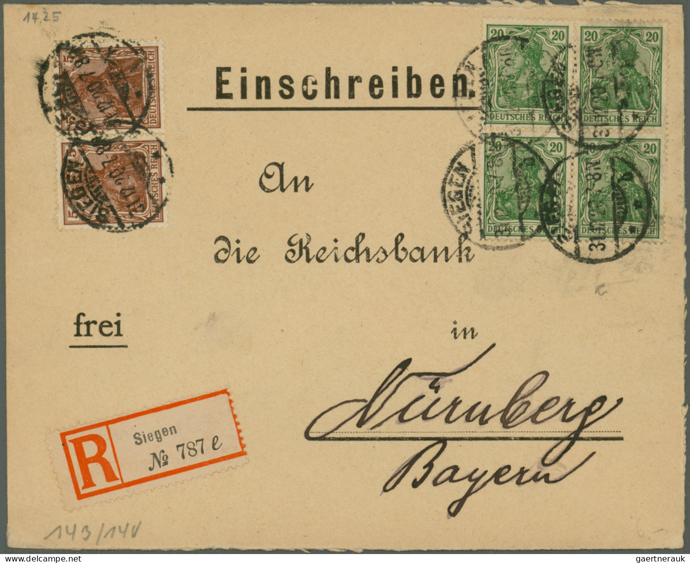 Deutsches Reich - Inflation: 1920/1923, Vielseitige Partie Von Ca. 150 Briefen U - Sammlungen