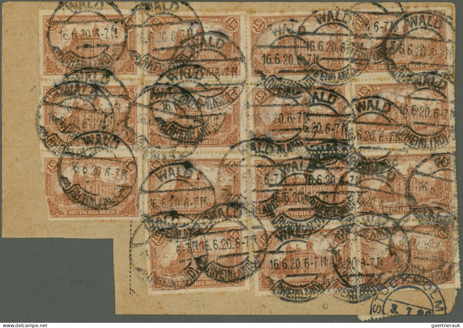Deutsches Reich - Inflation: 1920/1923, vielseitige Partie von ca. 150 Briefen u