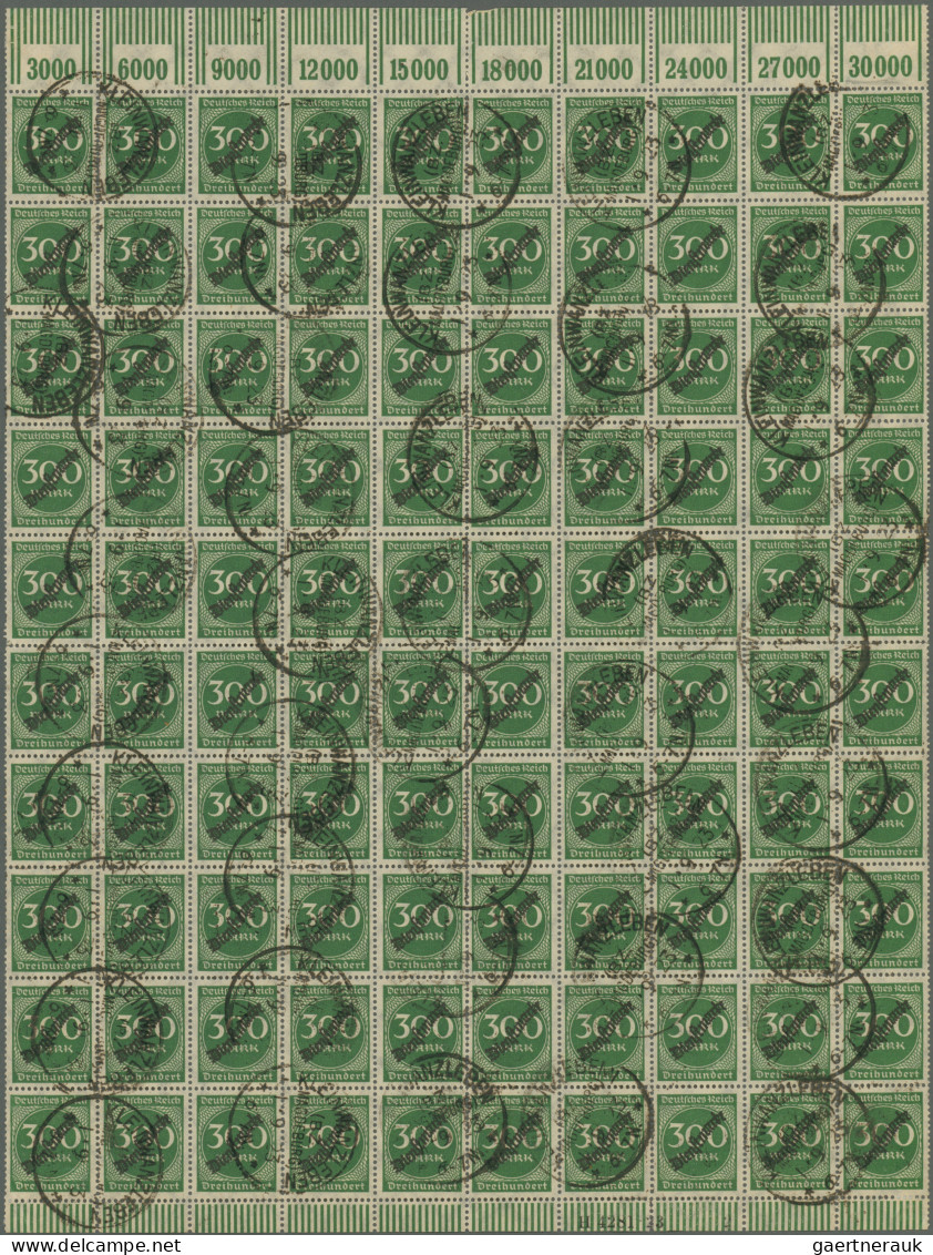 Deutsches Reich - Inflation: 1922/1923, Dienstmarken-Inflations-Ausgaben, Reichh - Verzamelingen