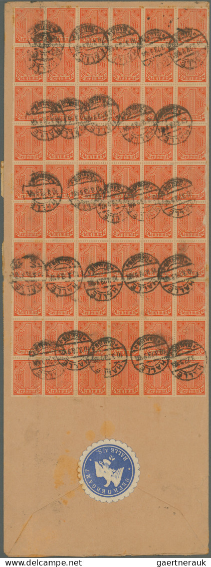 Deutsches Reich - Inflation: 1922/1923, Partie Von Sieben Großformatigen Langums - Collections