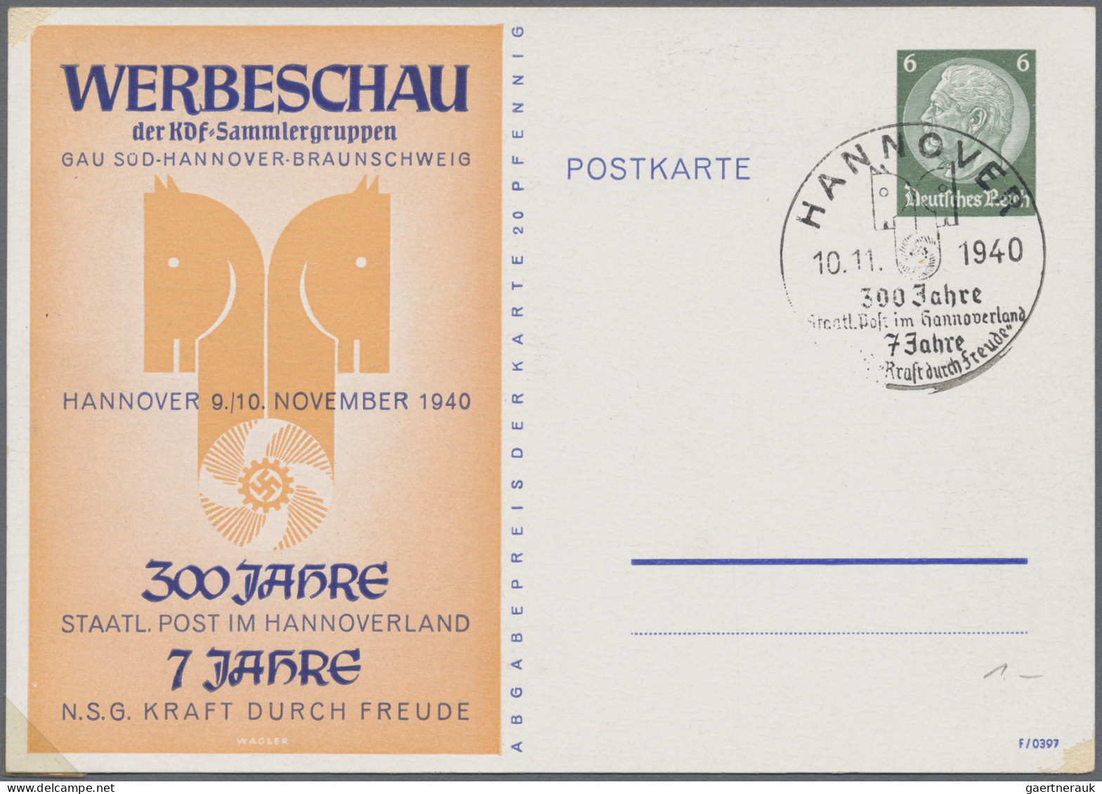 Deutsches Reich - 3. Reich: 1933/1944, Partie Von über 80 Briefen, Karten Und Ga - Brieven En Documenten