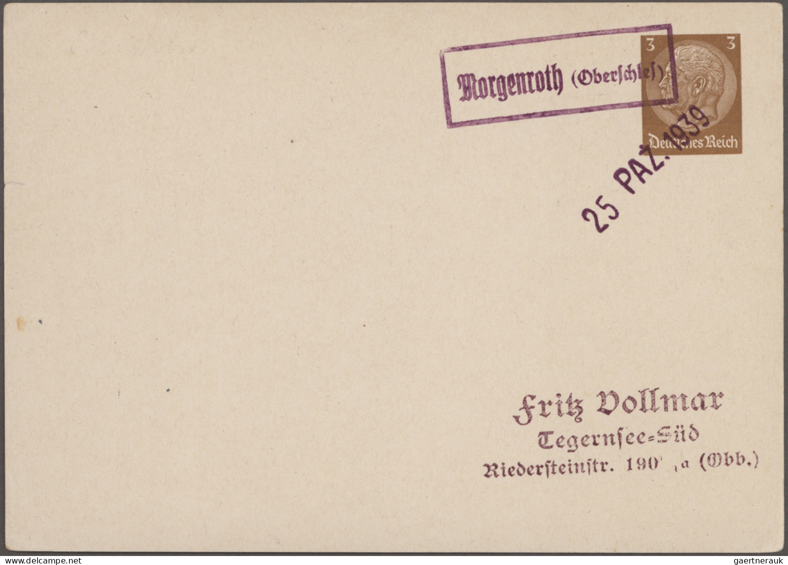 Deutsches Reich - 3. Reich: 1933/1944, Vielseitige Partie Von Ca. 101 Briefen Un - Briefe U. Dokumente