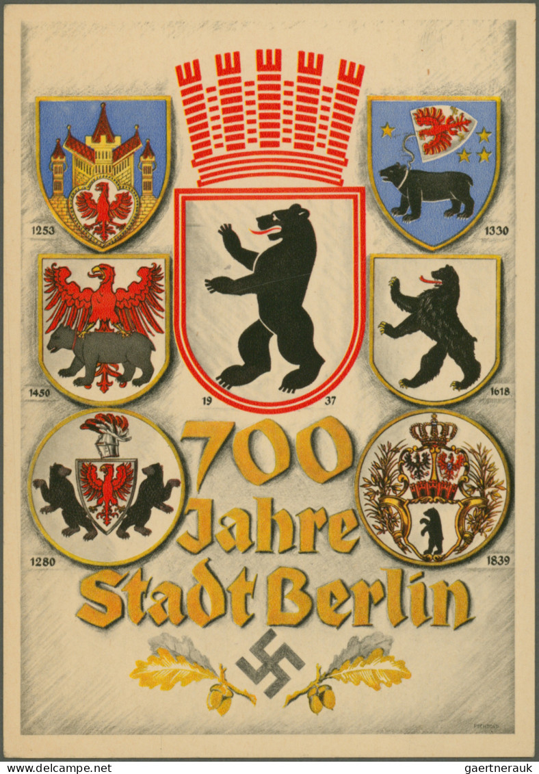 Deutsches Reich - 3. Reich: 1933/1944, Vielseitige Partie Von Ca. 130 Briefen Un - Brieven En Documenten