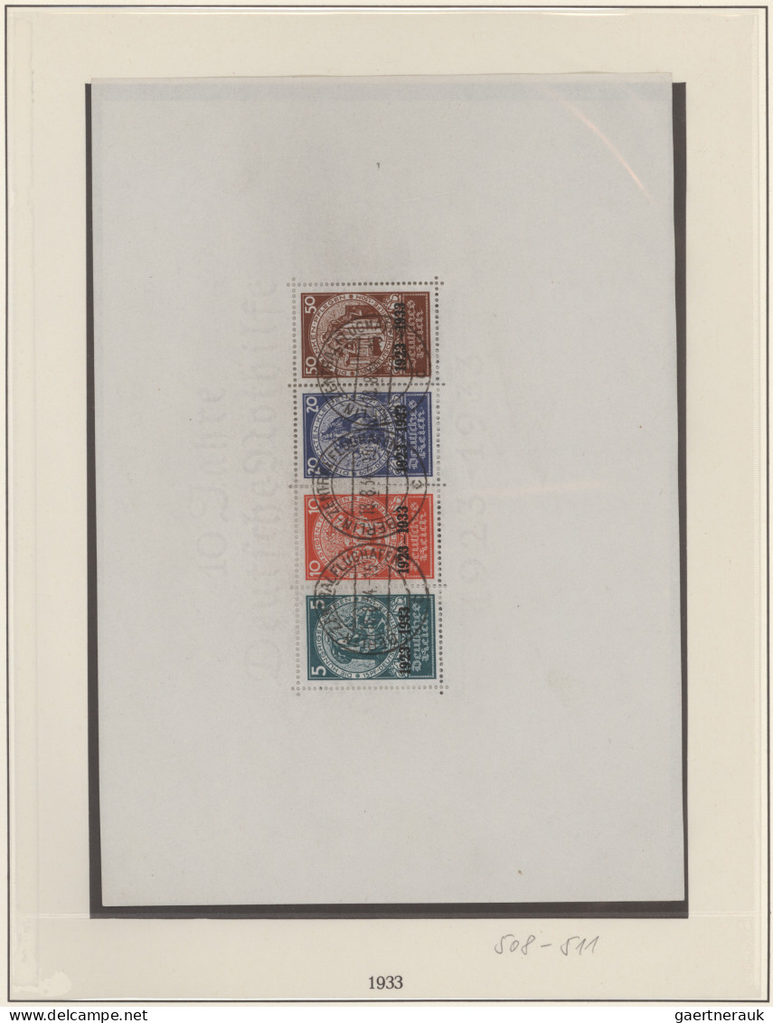 Deutsches Reich - 3. Reich: 1933/1945, Augenscheinlich In Den Hauptnummern überk - Used Stamps