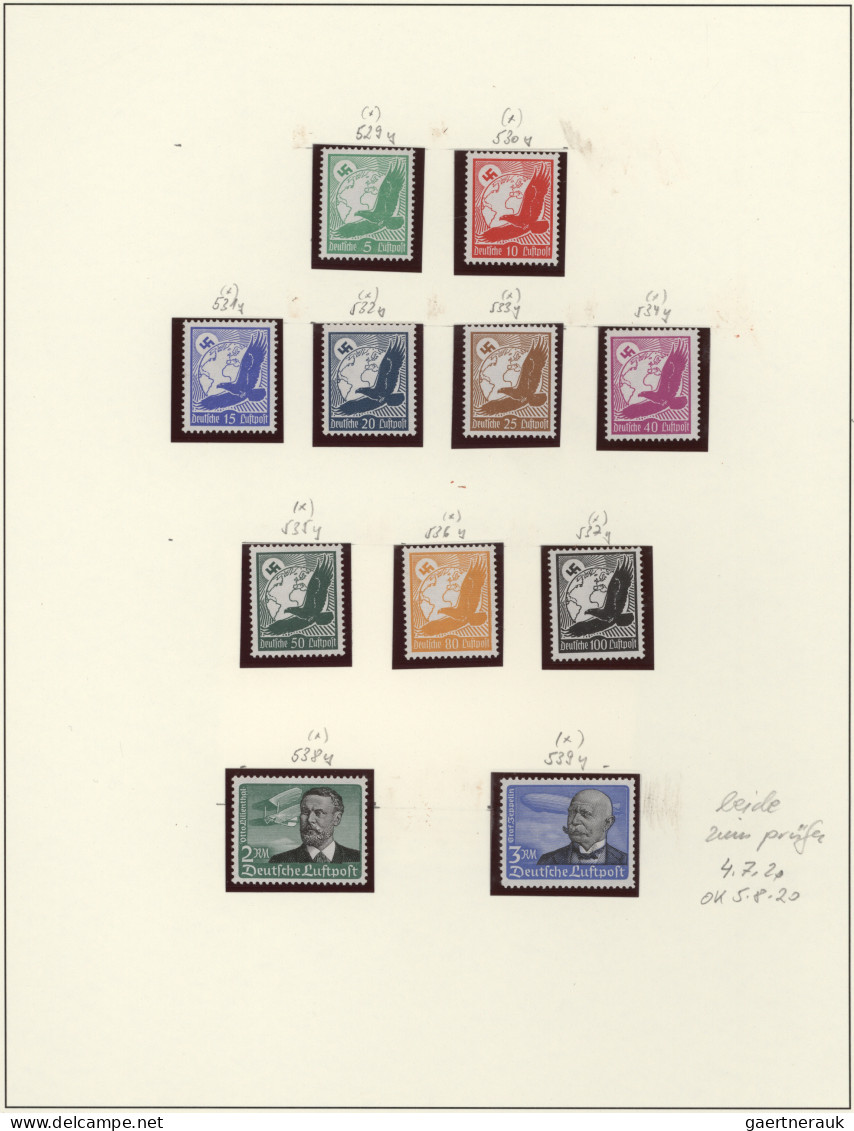 Deutsches Reich - 3. Reich: 1933/1945, Schöne Postfrische Kollektion Der Ausgabe - Unused Stamps