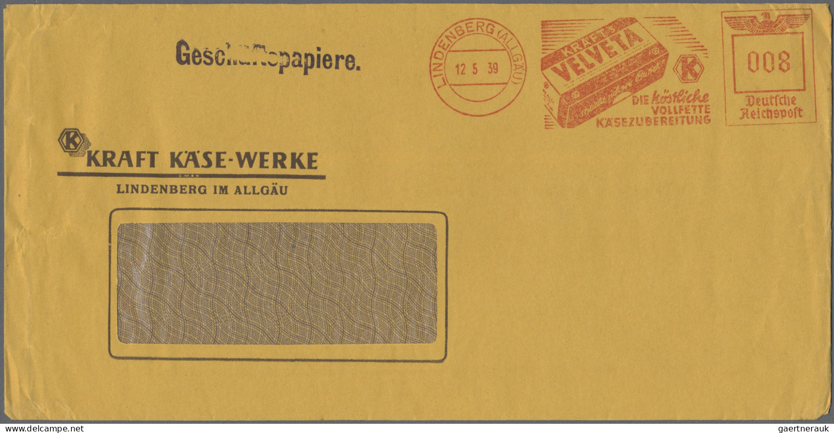 Deutsches Reich - 3. Reich: 1934/1941, Partie Von Ca. 104 Bedarfsbriefen Mit Fre - Brieven En Documenten