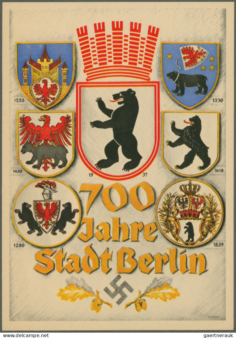 Deutsches Reich - 3. Reich: 1934/1944, Vielseitige Partie Von Ca. 130 Briefen Un - Lettres & Documents